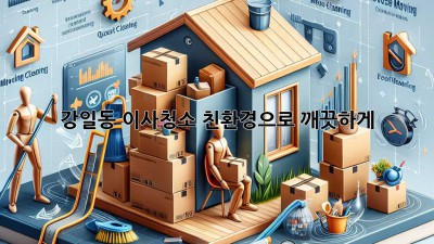 강일동 이사청소: 친환경으로 깨끗하게! ✨